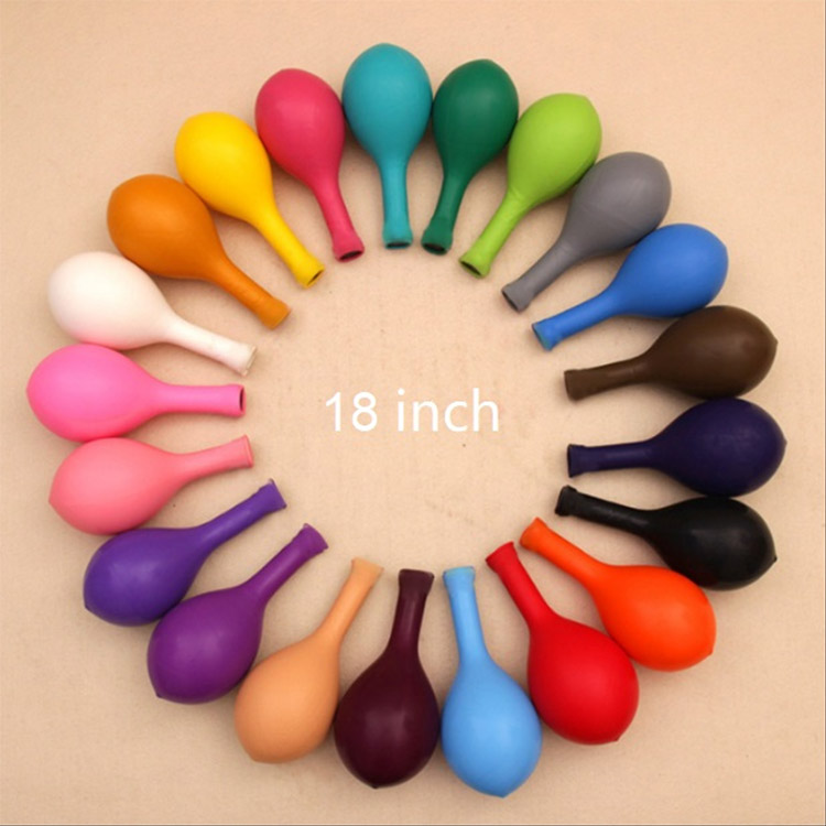 18-palcové štandardné latexové balóny