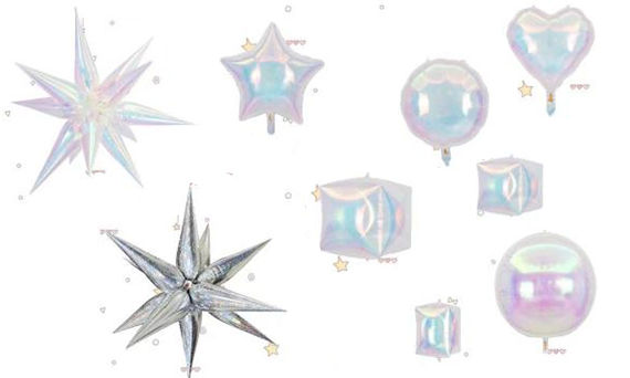Nový produkt NewShine: holografický fóliový balón