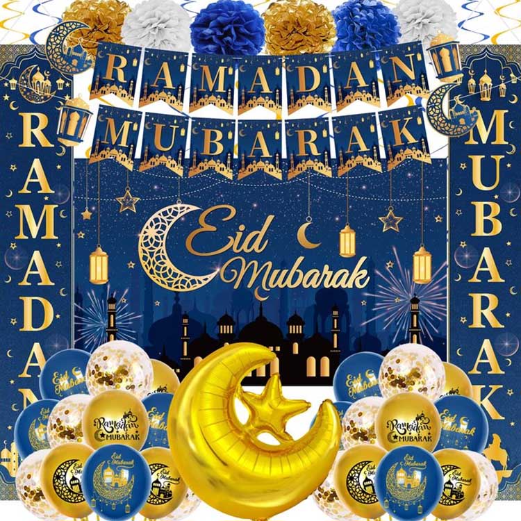Fóliový balónik Eid Mubarak