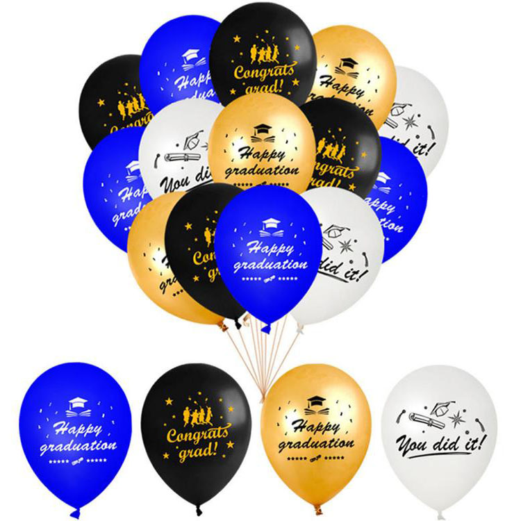 Balón s motívom maturitnej sezóny školy