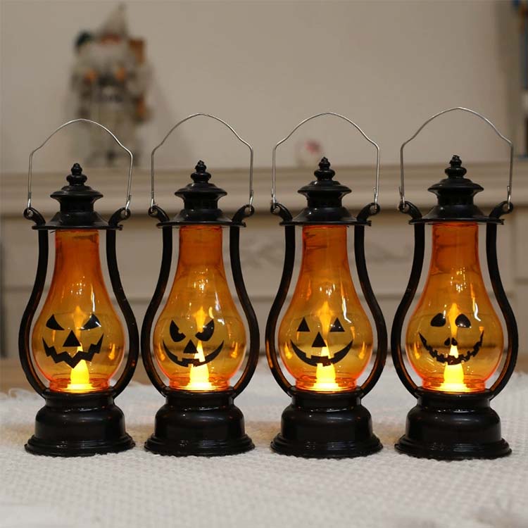 Halloween sviečka veterná lampa