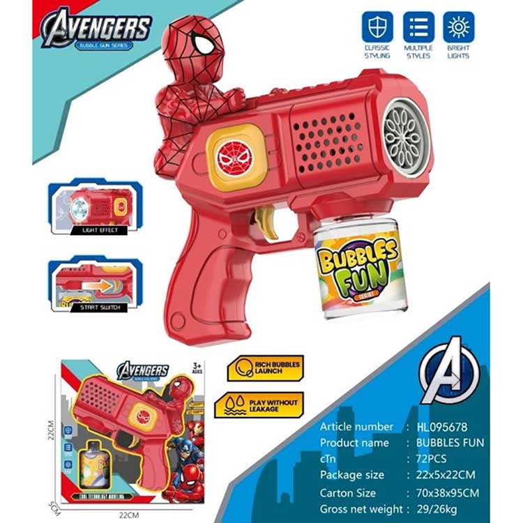 Marvel Spider Man Bubble Machine