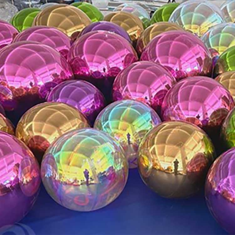 Zrkadlová guľa z PVC